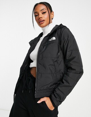 The North Face Highrail synthetic puffer jacket in black - ShopStyle