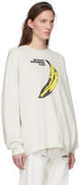 Thumbnail for your product : R 13 Off-White The Velvet Underground Edition Oversized Sweatshirt