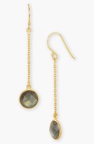 Thumbnail for your product : Argentovivo Semiprecious Stone Linear Drop Earrings