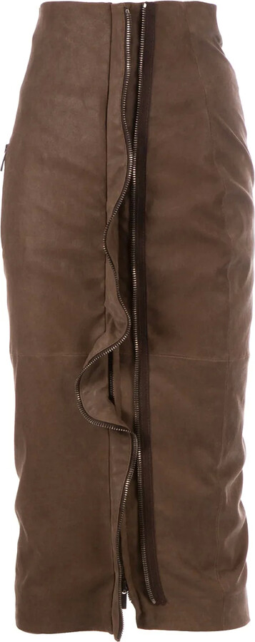 Haider Ackermann Ruffle Maxi Skirt