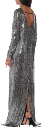 Gucci Metallic jersey gown