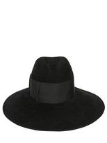 Thumbnail for your product : Borsalino Velour Lapin Fur Felt Wide Brim Hat