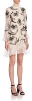 Thumbnail for your product : Erdem Constance Embellished Coy Silk Dress