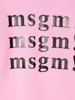 Thumbnail for your product : MSGM Kids msgm! logo sweater