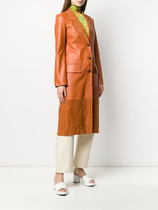 Loewe Single Breasted Trench Coat
