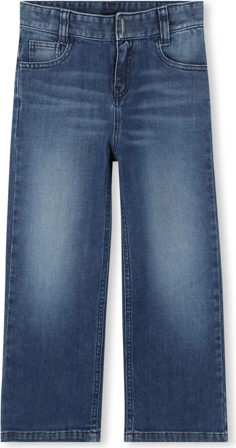 Givenchy Kids Logo-Embroidered Jeans