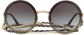 chanel triple chain sunglasses
