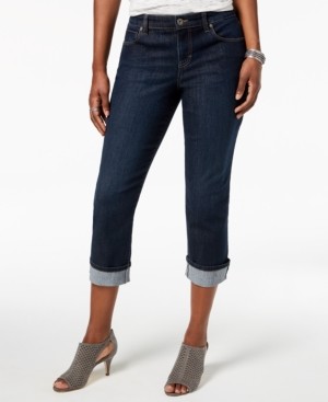 Style&Co. Style & Co Curvy Cuffed Capri Jeans, Created for Macy's