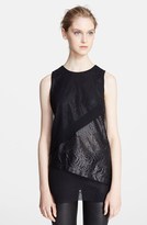 Thumbnail for your product : Robert Rodriguez Lace Overlay Illusion Top