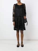 Thumbnail for your product : See by Chloe floral embroidered mesh dress