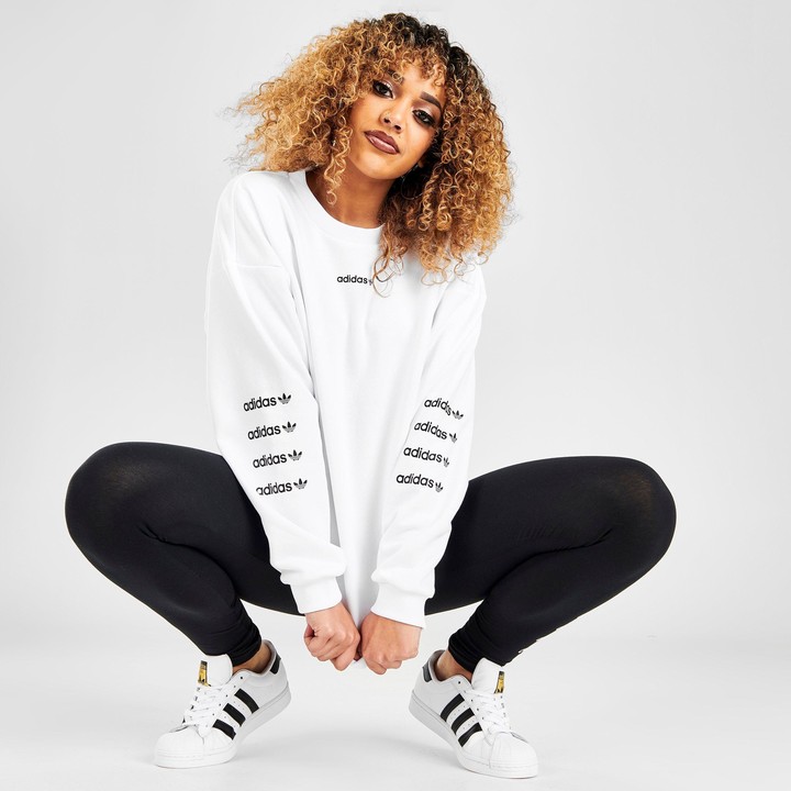 Crew Sweatshirt Adidas Trefoil Repeat Adidas LOUNGEWEAR Trefoil