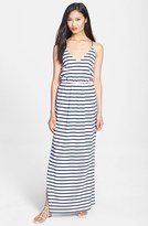 Thumbnail for your product : Milly Stripe Jersey Maxi Dress