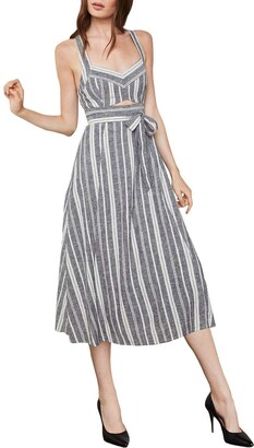 BCBGMAXAZRIA Womens Ethel Striped Tunic Dress 