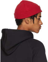 Thumbnail for your product : Carne Bollente Red Best Balls Bat Beanie