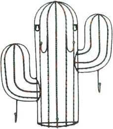 Paseo Road by HiEnd Accents Saguaro Cactus 19x17 inch Hanging Wall Décor with Hooks