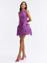 Thumbnail for your product : ODLR Sleeveless Floral Cutout Mini Dress