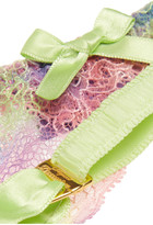 Thumbnail for your product : Agent Provocateur Phoenix lace suspender belt