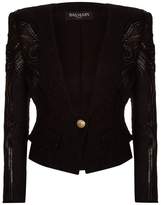 Thumbnail for your product : Balmain Embroidered Tweed Jacket