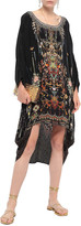 Thumbnail for your product : Camilla Rebelle Rebelle Asymmetric Embellished Silk Mini Dress