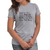 Thumbnail for your product : Eddany Not Addicted to Reading Can Stop Finish this Book Women T-Shirt