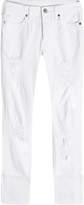 Thumbnail for your product : True Religion Distressed Cropped Jeans