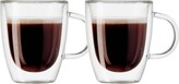Thumbnail for your product : Oggi 12oz 2pk Double Wall Glass Mugs