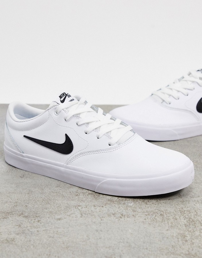 nike white leather trainers womens