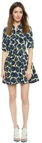 Thumbnail for your product : DKNY Mixed Print Long Sleeve Shirtdress