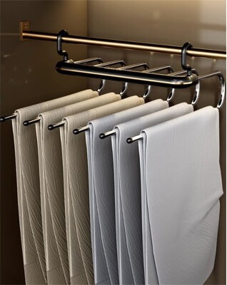 Thrones Designs Foldable Stainless Steel Pants Hanger