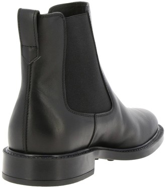 Tod's Tods Boots Tods Ankle Boots In Smooth Leather With Elastic Bands And Rubber Sole