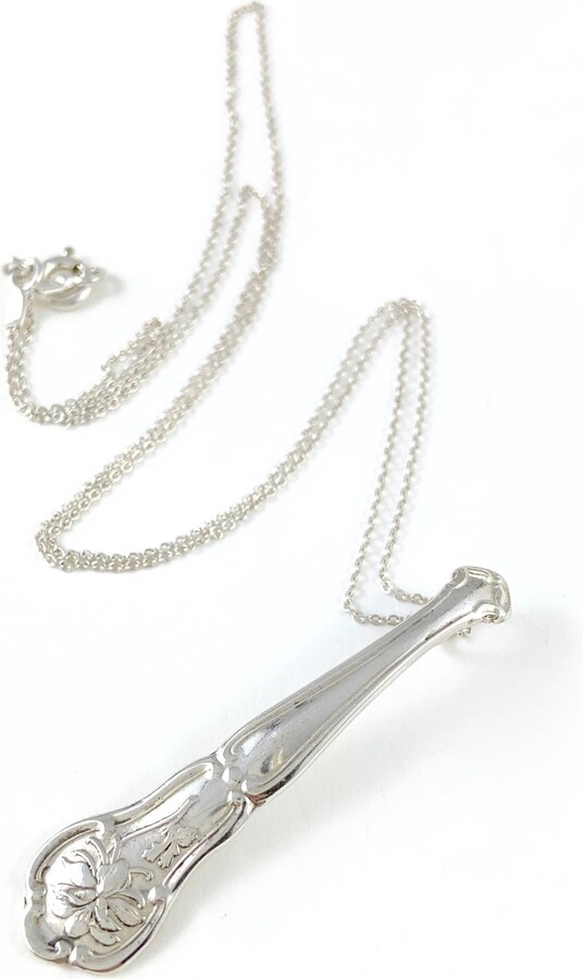 Etsy Colorado Necklace Woman Columbine Jewelry Spoon Gift Wife Flower
