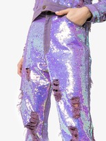Thumbnail for your product : Ashish X Browns distressed sequin jeans