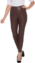 Thumbnail for your product : Lisa Rinna Collection Faux Leather Leggings