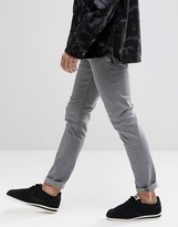 Thumbnail for your product : Weekday Jeans Friday Skinny Fit Gray
