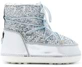 Thumbnail for your product : Chiara Ferragni glitter lace up snow boots
