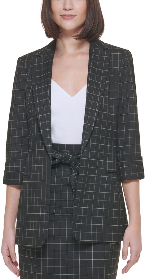Rolled Sleeve Blazer Jacket | Shop the world's largest collection 