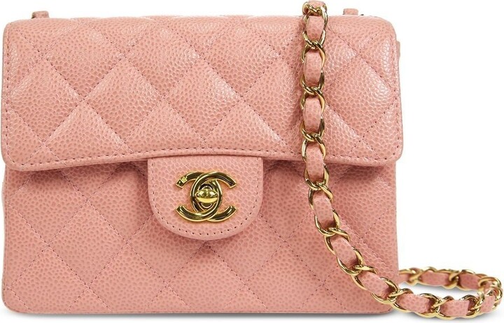 Chanel Pre Owned 2003 Classic Flap mini shoulder bag - ShopStyle