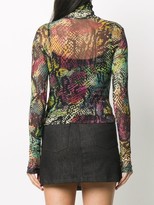 Thumbnail for your product : Just Cavalli Abstract-Print High-Neck Top