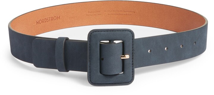 WOMEN FASHION Accessories Belt Navy Blue Navy Blue/Brown Single discount 88% NoName Set of 3 belts 