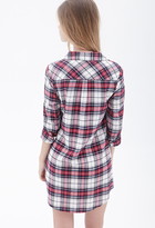 Thumbnail for your product : Forever 21 plaid shirt dress