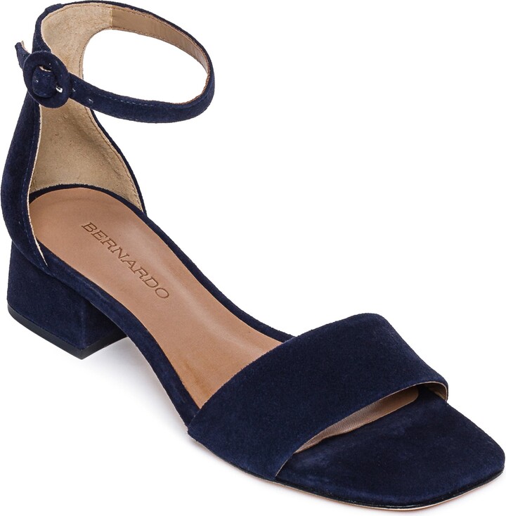 Navy Ankle Strap Heels | ShopStyle