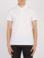 Thumbnail for your product : Saint Laurent Cotton Pique Polo Shirt - Mens - White