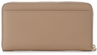 DKNY Beige Natural Saffiano Leather Wallet