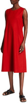 Thumbnail for your product : Eileen Fisher Missy Wool Flannel Sleeveless Dress