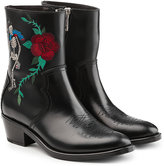 Thumbnail for your product : Zadig & Voltaire Embroidered Cowboy Leather Boots
