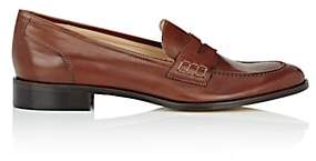 Barneys New York Women's Penny Loafers - Med. brown