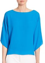 Thumbnail for your product : Michael Kors Collection Silk Bateau Tunic