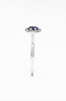 Thumbnail for your product : Nordstrom Bony Levy Flower Blue Sapphire & Diamond Stackable Ring Exclusive)