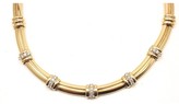 Thumbnail for your product : Tiffany & Co. 18K Yellow Gold Platinum Set Diamond Atlas Necklace