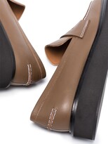 Thumbnail for your product : ATP ATELIER Monsano flatform leather loafers
